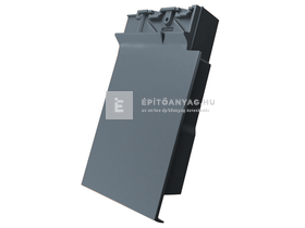 Creaton SIMPLA taréjszellőző szegélycserép jobb Finesse palaszürke üvegmázas Creaton SIMPLA taréjszellőző szegélycserép jobb Finesse palaszürke üvegmázas