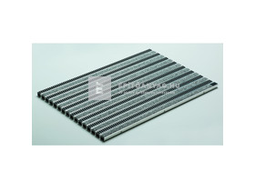 Aco Self Vario Rips alumínium lábtörlő rács műrost és kazettás kefe betéttel, világosszürke 60x40 cm Aco Self Vario Rips alumínium lábtörlő rács műrost és kazettás kefe betéttel, világosszürke 60x40 cm