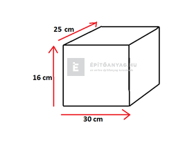 Viastein Avangard VIA+OE 1 Oszlopelem roppantott felülettel antracit-fehér 25x30x16 cm Viastein Avangard VIA+OE 1 Oszlopelem roppantott felülettel antracit-fehér 25x30x16 cm