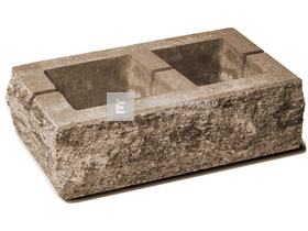 Viastein Avangard VIA+OE 2 Oszlopelem roppantott felülettel mokka árnyalt 50x30x16 cm Viastein Avangard VIA+OE 2 Oszlopelem roppantott felülettel mokka árnyalt 50x30x16 cm