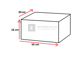 Viastein Avangard VIA+OE 2 Oszlopelem roppantott felülettel mokka árnyalt 50x30x16 cm Viastein Avangard VIA+OE 2 Oszlopelem roppantott felülettel mokka árnyalt 50x30x16 cm