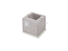 Semmelrock Rivago Kerítéselem félkő törtfehér 20x20x16 cm Semmelrock Rivago Kerítéselem félkő törtfehér 20x20x16 cm