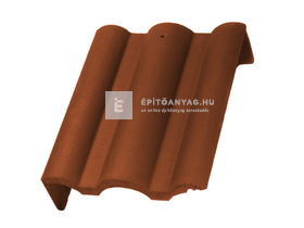 Terrán Danubia félnyeregtető szegélycserép bal ColorSystem natúr Terrán Danubia félnyeregtető szegélycserép bal ColorSystem natúr