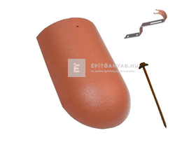 Terrán Renova Plus kezdő kúpcserép ColorSystem tégla (rögzítővel és csavarral) Terrán Renova Plus kezdő kúpcserép ColorSystem tégla (rögzítővel és csavarral)