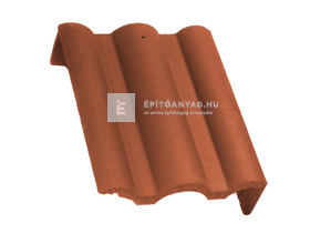 Terrán Renova Plus félnyeregtető szegélycserép jobb ColorSystem tégla Terrán Renova Plus félnyeregtető szegélycserép jobb ColorSystem tégla