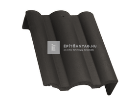 Terrán Renova Plus félnyeregtető szegélycserép jobb ColorSystem fekete Terrán Renova Plus félnyeregtető szegélycserép jobb ColorSystem fekete