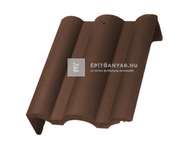 Terrán Renova Plus félnyeregtető szegélycserép bal ColorSystem barna Terrán Renova Plus félnyeregtető szegélycserép bal ColorSystem barna