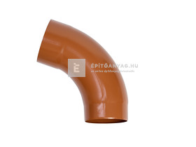 Tondach 100 acél lefolyó könyök 72° téglavörös Tondach 100 acél lefolyó könyök 72° téglavörös