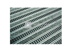 Aco Self Vario Rips alumínium lábtörlő rács műrost és kazettás kefe betéttel, világosszürke 75x50 cm Aco Self Vario Rips alumínium lábtörlő rács műrost és kazettás kefe betéttel, világosszürke 75x50 cm