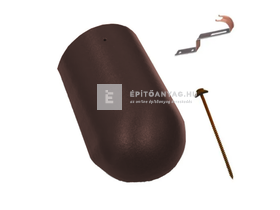 Terrán Zenit kezdő kúpcserép Elegant gesztenyebarna Terrán Zenit kezdő kúpcserép Elegant gesztenyebarna