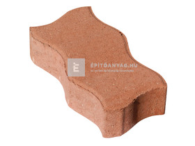 Leier Serpentino térkő piros 12x24x10 cm Leier Serpentino térkő piros 12x24x10 cm