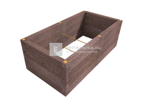 Leier Durisol Magaságyás téglalap alakzat Leier Durisol Magaságyás téglalap alakzat