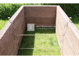 Leier Durisol Magaságyás téglalap alakzat Leier Durisol Magaságyás téglalap alakzat