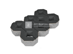 KK Kavics Dublin rácskő antracit 60x40x10 cm KK Kavics Dublin rácskő antracit 60x40x10 cm