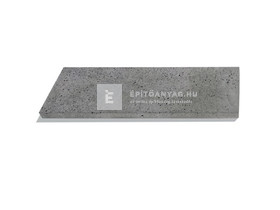 Semmelrock Brad. Lusso Vulcano Lap, tufaszürke, 90x30x4 cm Semmelrock Brad. Lusso Vulcano Lap, tufaszürke, 90x30x4 cm