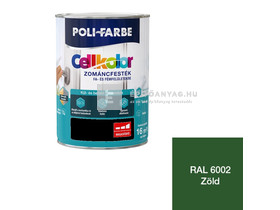 Poli-Farbe Cellkolor Zománcfesték fára és fémre RAL 6002 zöld 0,8 l Poli-Farbe Cellkolor Zománcfesték fára és fémre RAL 6002 zöld 0,8 l