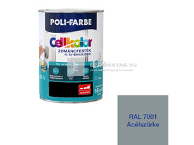 Poli-Farbe Cellkolor Zománcfesték fára és fémre RAL 7001 acélszürke 0,8 l Poli-Farbe Cellkolor Zománcfesték fára és fémre RAL 7001 acélszürke 0,8 l