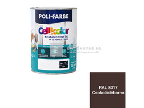 Poli-Farbe Cellkolor Zománcfesték fára és fémre matt RAL 8017 csokoládébarna 0,8 l