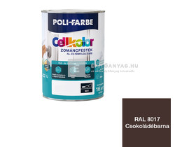 Poli-Farbe Cellkolor Zománcfesték fára és fémre matt RAL 8017 csokoládébarna 0,8 l Poli-Farbe Cellkolor Zománcfesték fára és fémre matt RAL 8017 csokoládébarna 0,8 l