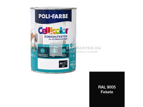 Poli-Farbe Cellkolor Zománcfesték fára és fémre matt RAL 9005 fekete 0,8 l Poli-Farbe Cellkolor Zománcfesték fára és fémre matt RAL 9005 fekete 0,8 l