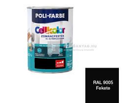 Poli-Farbe Cellkolor Zománcfesték fára és fémre RAL 9005 fekete 5 l Poli-Farbe Cellkolor Zománcfesték fára és fémre RAL 9005 fekete 5 l