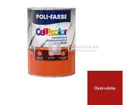 Poli-Farbe Cellkolor Univerzális korróziógátló alapozó oxid-vörös 2,5 l Poli-Farbe Cellkolor Univerzális korróziógátló alapozó oxid-vörös 2,5 l