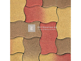 Abeton Balaton térkő normálkő zökkenőmentes őszilomb 12x24 cm 8 cm (10,29 m2/rkl)