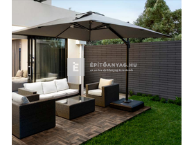 Viastein Modulo MKE kerítéselem 9 cm sima felület antracit 60x30 cm Viastein Modulo MKE kerítéselem 9 cm sima felület antracit 60x30 cm