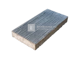 Viastein Dunahullám struktúrált 40x20x5 cm fekete CCP Viastein Dunahullám struktúrált 40x20x5 cm fekete CCP