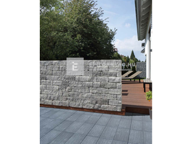 Viastein Dunahullám struktúrált 40x20x5 cm fekete CCP Viastein Dunahullám struktúrált 40x20x5 cm fekete CCP