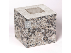 Leier Architektúra Kerítéskő félkő jégszürke 20x20x20 cm Leier Architektúra Kerítéskő félkő jégszürke 20x20x20 cm