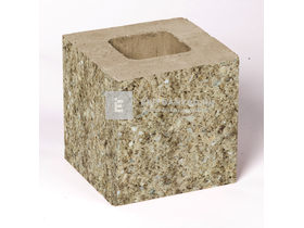 Leier Architektúra Kerítéskő félkő beige-barna 20x20x20 cm (80 db/rkl) Leier Architektúra Kerítéskő félkő beige-barna 20x20x20 cm (80 db/rkl)