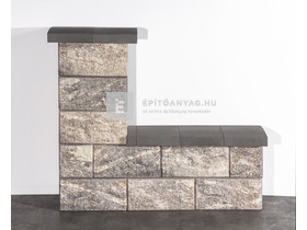 Leier Architektúra Kerítéskő normál kagylóféj 40x20x20 cm Leier Architektúra Kerítéskő normál kagylóféj 40x20x20 cm