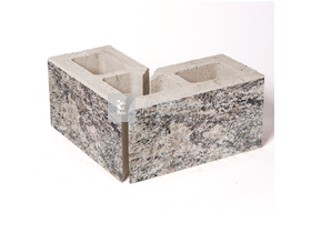 Leier Architektúra Kerítéskő sarokelem jégszürke 40x20x20 cm Leier Architektúra Kerítéskő sarokelem jégszürke 40x20x20 cm