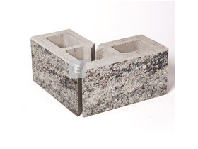 Leier Architektúra Kerítéskő sarokelem kagylóhéj 40x20x20 cm Leier Architektúra Kerítéskő sarokelem kagylóhéj 40x20x20 cm