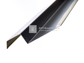 Oromszegély alumínium, antracit RAL 7016, 20x200 cm