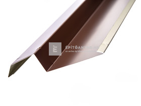 Oromszegély alumínium, barna RAL 8011, 20x200 cm Oromszegély alumínium, barna RAL 8011, 20x200 cm