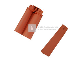 Tondach Veneton 14 szegőzáró cserép bal Natur téglavörös Tondach Veneton 14 szegőzáró cserép bal Natur téglavörös