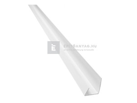 DK Profifix PVC Befogó profil (J profil) 12,5x20x3000 mm (50db/dob) DK Profifix PVC Befogó profil (J profil) 12,5x20x3000 mm (50db/dob)