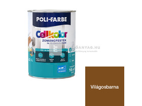 Poli-Farbe Cellkolor Zománcfesték selyemfényű világosbarna 0,4 l