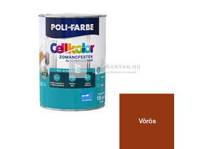 Poli-Farbe Cellkolor Zománcfesték selyemfényű vörös 0,8 l Poli-Farbe Cellkolor Zománcfesték selyemfényű vörös 0,8 l