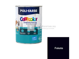 Poli-Farbe Cellkolor Zománcfesték selyemfényű fekete 0,4 l