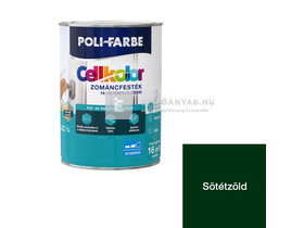 Poli-Farbe Cellkolor Zománcfesték selyemfényű sötétzöld 0,8 l