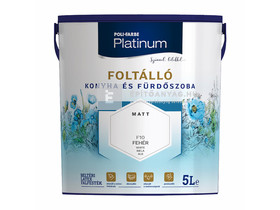 Poli-Farbe Platinum Foltálló Falfesték konyha és fürdőszoba F10 5 l