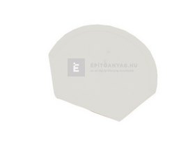 Tondach univerzális lekerekített gerinc kezdő- és lezáróelem FusionProtect fehér Tondach univerzális lekerekített gerinc kezdő- és lezáróelem FusionProtect fehér