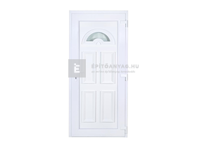 Delta W5K NYL Temze 1 üveges műanyag bejárati ajtó, 3D pánt, 5 pontos zár, jobb 100x210 cm Delta W5K NYL Temze 1 üveges műanyag bejárati ajtó, 3D pánt, 5 pontos zár, jobb 100x210 cm