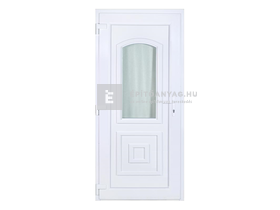 Delta W5K NYL Odera nagy üveges műanyag bejárati ajtó bal 100x210 cm Delta W5K NYL Odera nagy üveges műanyag bejárati ajtó bal 100x210 cm
