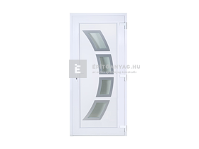 Delta NYL W5K Szeben műanyag bejárati ajtó alurátétes jobb 100x210 cm Delta NYL W5K Szeben műanyag bejárati ajtó alurátétes jobb 100x210 cm