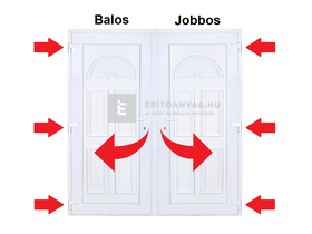 Delta NYL W5K Szeben műanyag bejárati ajtó alurátétes bal 100x210 cm Delta NYL W5K Szeben műanyag bejárati ajtó alurátétes bal 100x210 cm