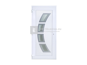 Delta NYL W5K Szeben műanyag bejárati ajtó alurátétes bal 100x210 cm Delta NYL W5K Szeben műanyag bejárati ajtó alurátétes bal 100x210 cm